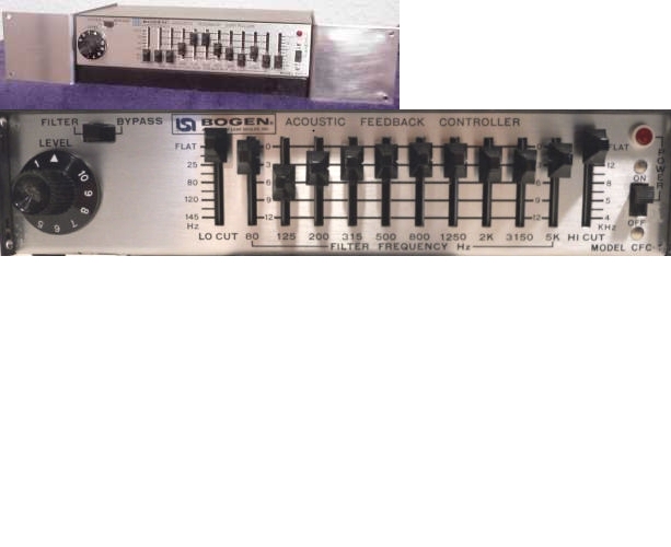 BOGEN CFC-1 Acoustic Feedback Controller  Bogen cfc-1 cfc1 Acoustic Feedback Controller audio sound feedback controllers